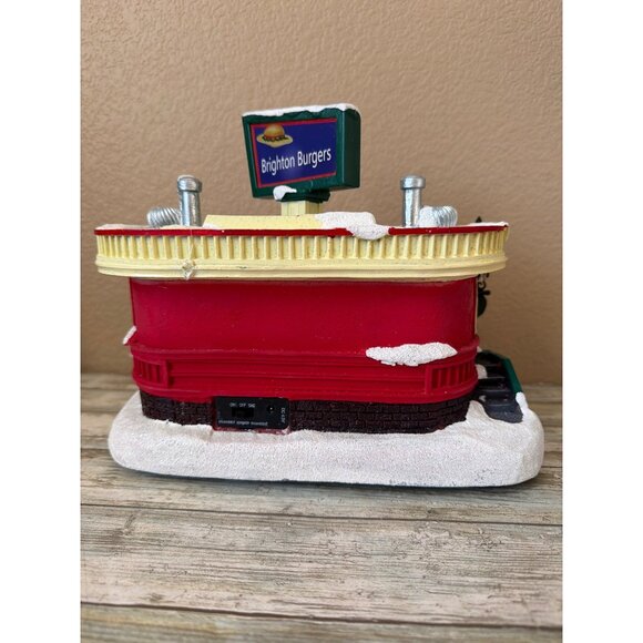 Carole Towne Christmas Village 2022 Brighton Burgers Diner20th Anniversary w/Box - Picture 5 of 17